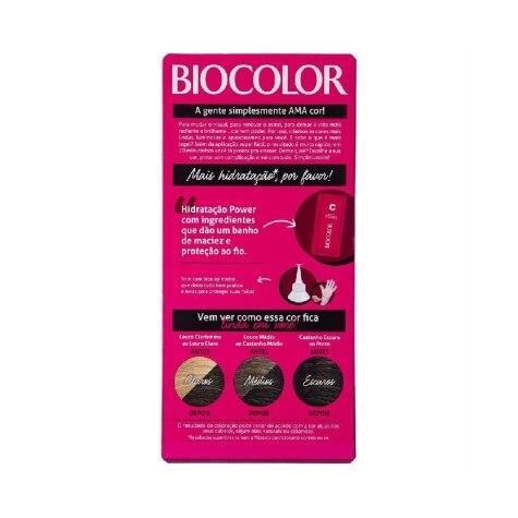 Tintura Biocolor Creme 3.0 Castanho Escuro Chique 110g - Imagem 3