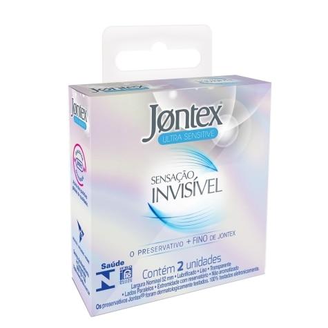 Preservativo Jontex Sensação Invisível 2 Unidades - Imagem 2