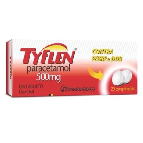 Tyflen 500mg 20 Comprimidos - Imagem 1
