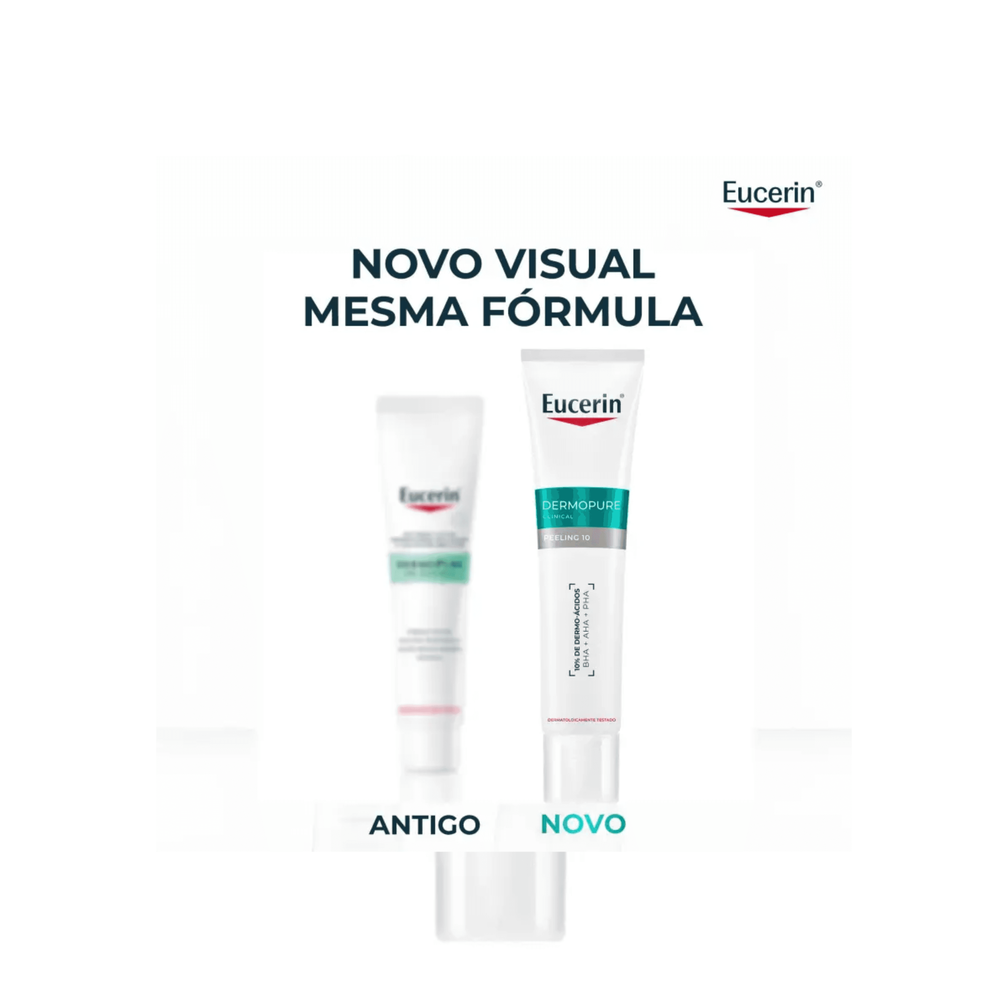 Gel Creme Facial Eucerin Dermo Pure Peeling 10 40ml - Imagem 3
