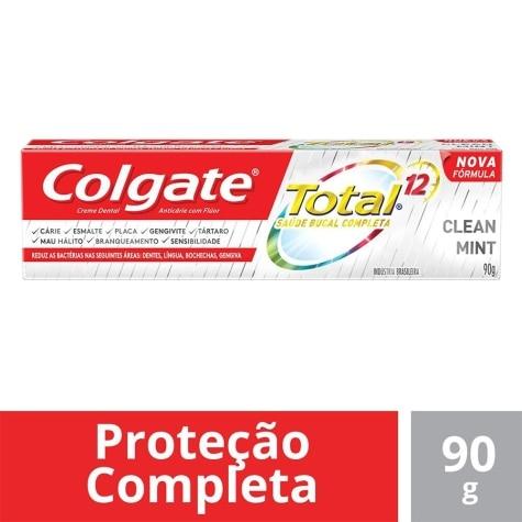 Creme Dental Colgate Total 12 Clean Mint 90g - Imagem 2