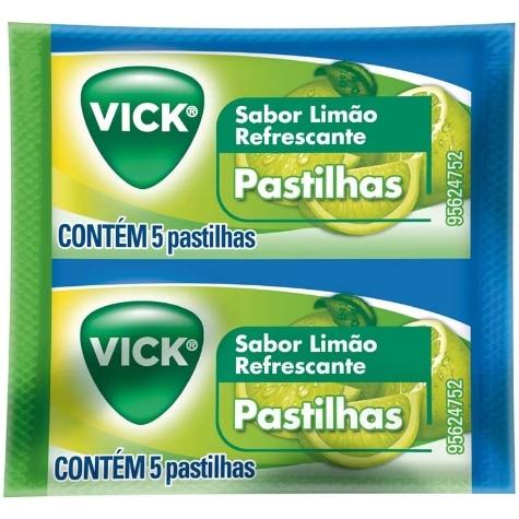Vick Pastilhas Sabor Limão 5 Unidades - Imagem 1