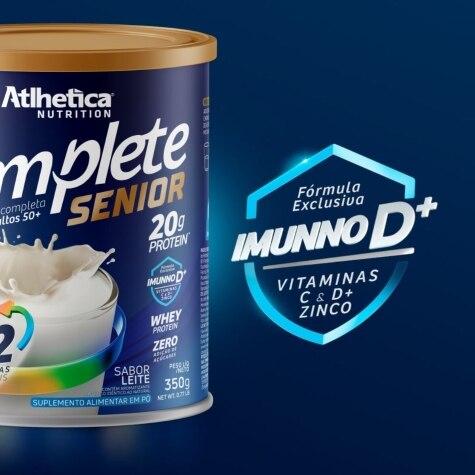 Suplemento Alimentar Atlhetica Nutrition Complete Senior 50+ Sabor Leite 350g - Imagem 3