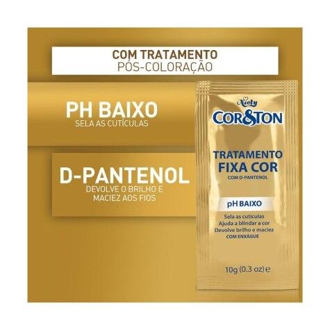 Tintura Cor&ton Niely Coloração Creme 7.2 Louro Médio Matte 135g - Imagem 2