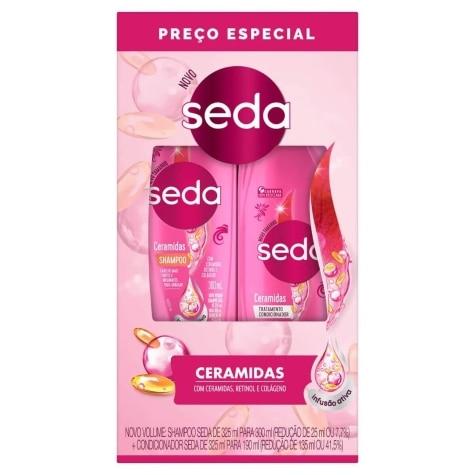 Kit Seda Ceramidas Shampoo 300ml + Condicionador 190ml - Imagem 1