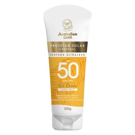 Protetor Solar Corporal Australian Gold FPS50 Gel Creme 200g - Imagem 1
