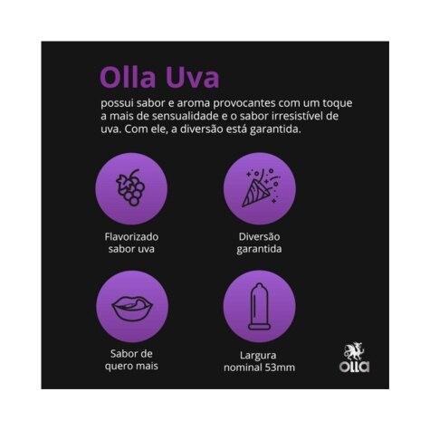 Preservativo Olla Uva 3 Unidades - Imagem 4