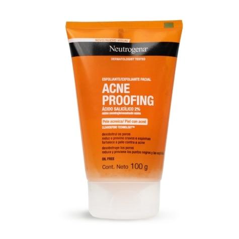 Gel Neutrogena Acne Proofing Esfoliante Facial 100g - Imagem 1