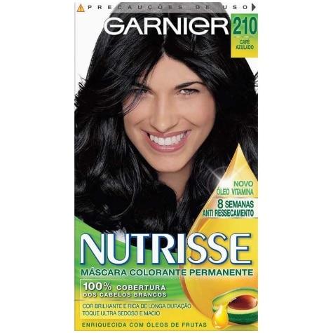 Tintura Nutrisse Garnier Creme 210 Preto Jabuticaba 137ml - Imagem 1