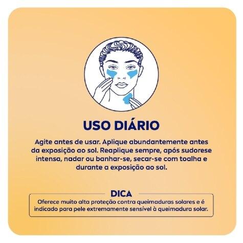 Protetor Solar Facial Nivea Sun Triple Protect FPS50 Loção Antissinais 40ml - Imagem 4