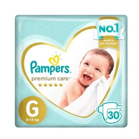 Fralda Pampers Premium Care G 30 Unidades - Imagem 1