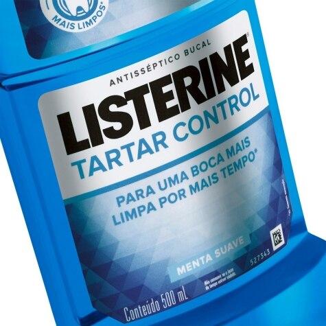 Enxaguante Bucal Listerine Antitártaro Menta Leve mais Pague menos 500ml - Imagem 2