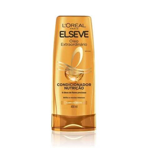 Condicionador Elseve Óleo Extraordinário Nutrição Cabelos Secos 400ml - Imagem 1