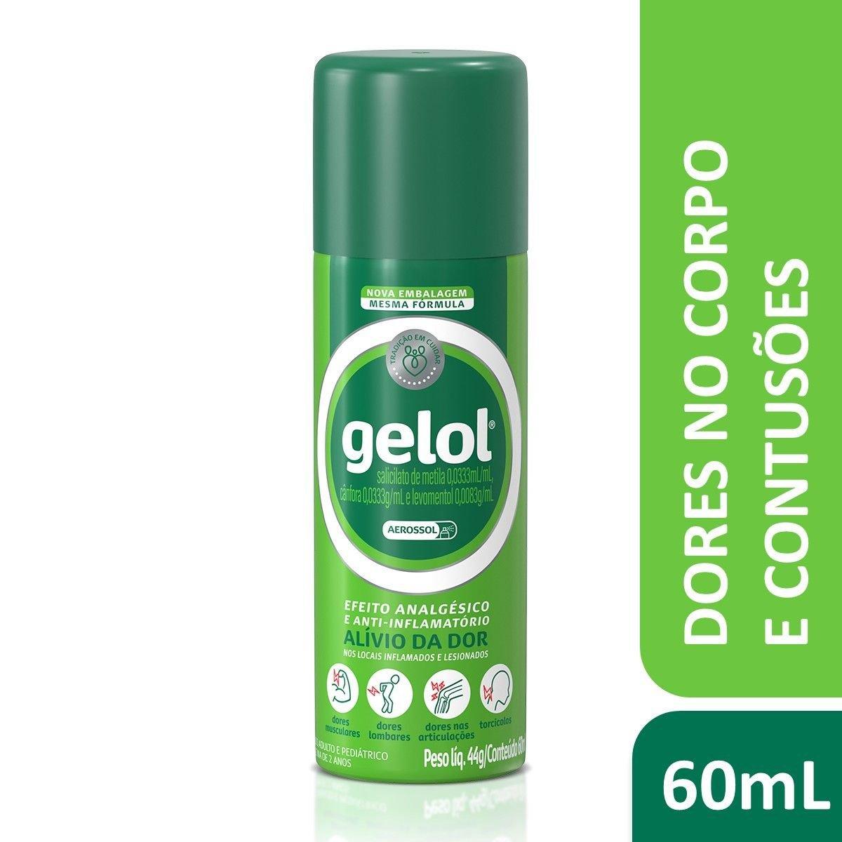Gelol Aerossol 44g - Imagem 1