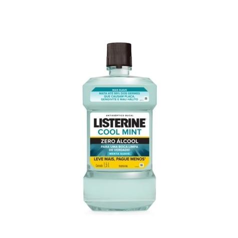 Enxaguante Bucal Listerine Cool Mint Menta Suave Sem Álcool Leve mais Pague menos 1,5L - Imagem 2