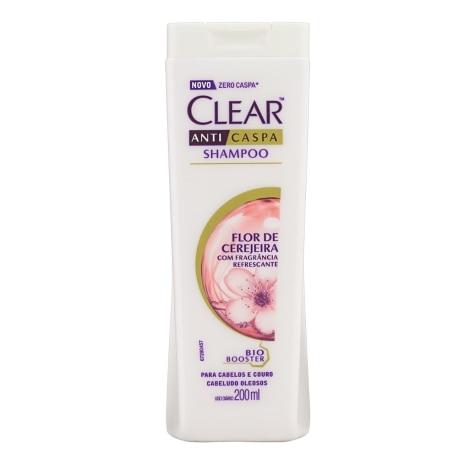 Shampoo Clear Flor de Cerejeira Anticaspa 200ml - Imagem 1