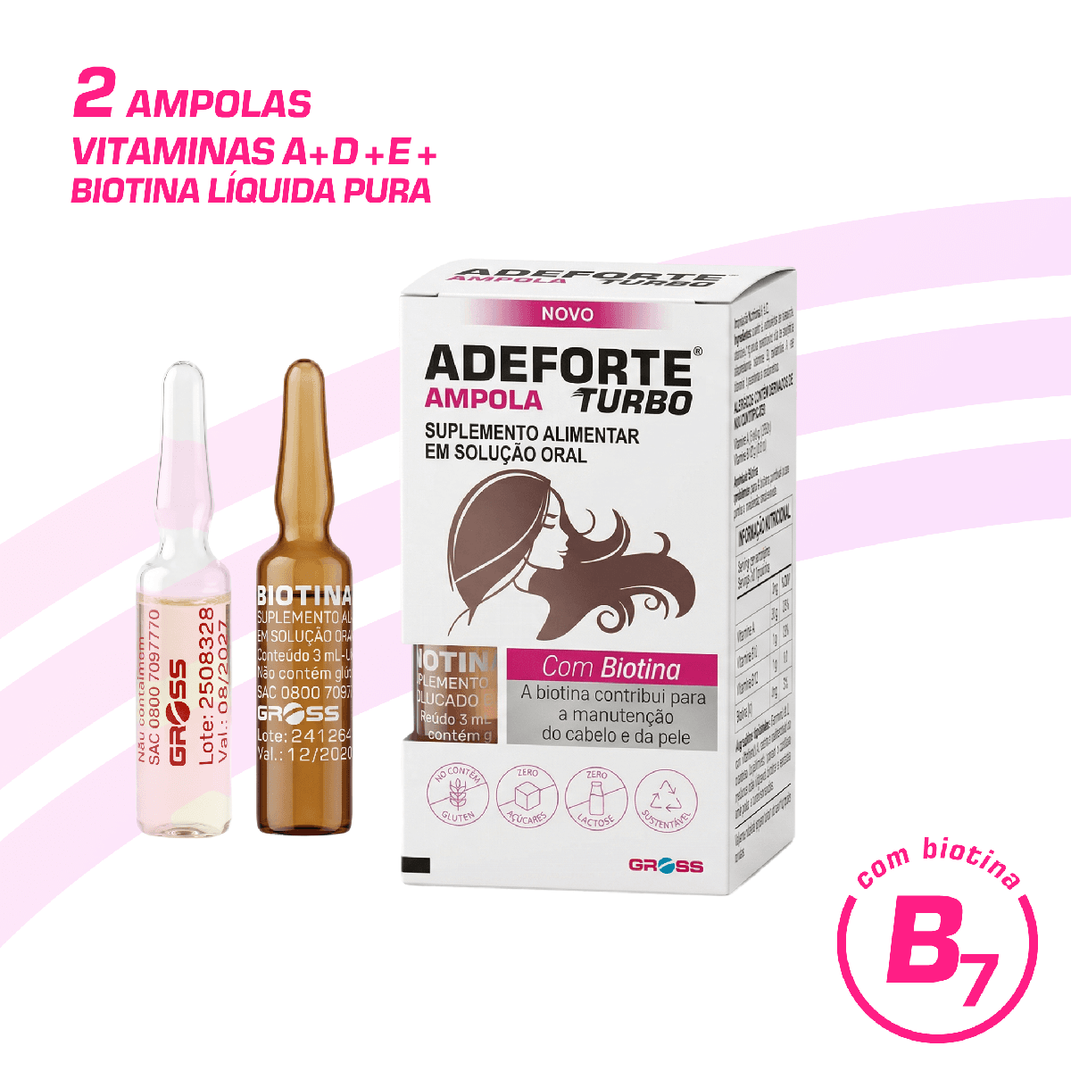 Adeforte Turbo + Biotina 3ml - Imagem 2