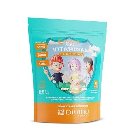 C-Triple Kids Vitaminas 30 Gomas - Imagem 1