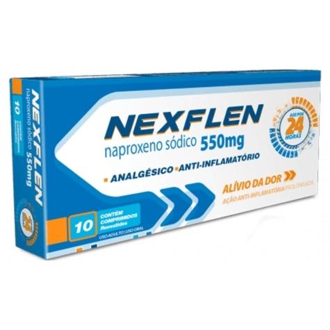 Nexflen 550mg 10 Comprimidos Revestidos - Imagem 1