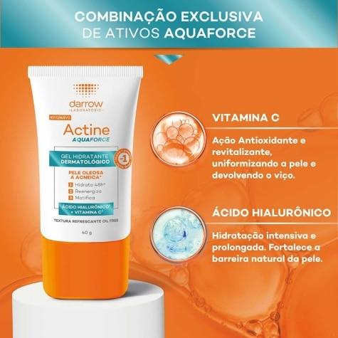 Gel Hidratante Actine Aquaforce Facial 40g - Imagem 3