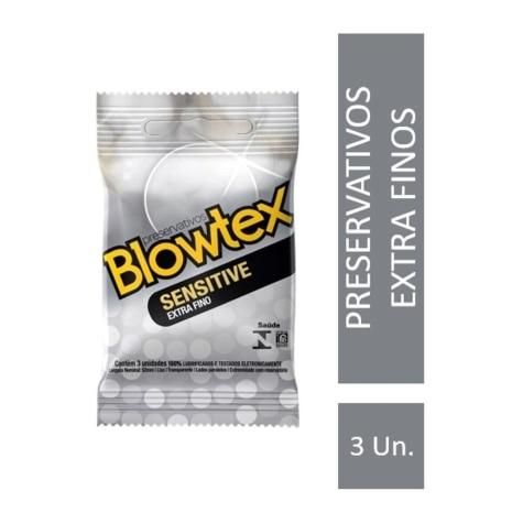Preservativo Blowtex Sensitive Extra Fino 3 Unidades - Imagem 1