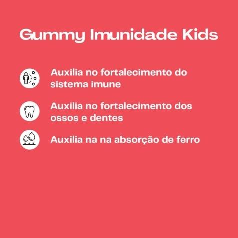 Vitamine-se Gummy Imunidade Kids Sabor Morango 30 Gomas - Imagem 3