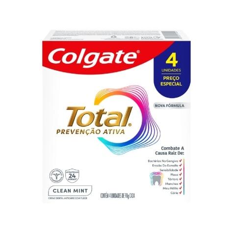 Creme Dental Colgate Total 12 Clean Mint 90g Leve 4 Pague 3 - Imagem 1