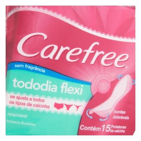 Protetor Diário Tododia Flexi Carefree sem Perfume 15 Unidades - Imagem 2