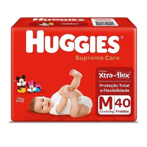 Fralda Huggies Supreme Care M 40 Unidades - Imagem 1