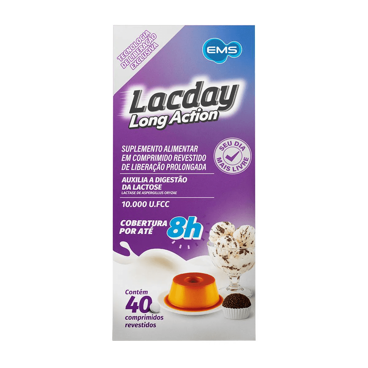 Lacday Long Action 40 Comprimidos - Imagem 1