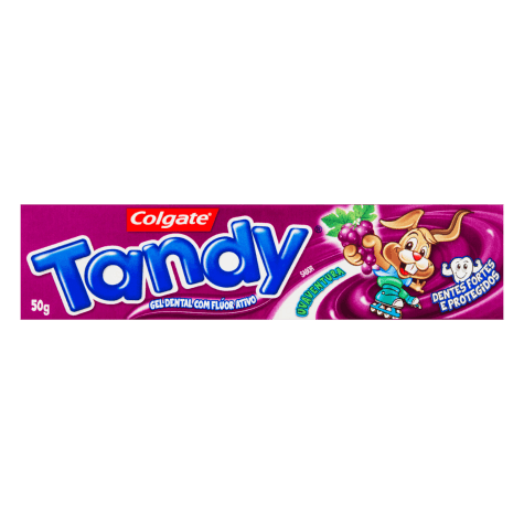 Gel Dental Colgate Tandy Uvaventura 50g - Imagem 1