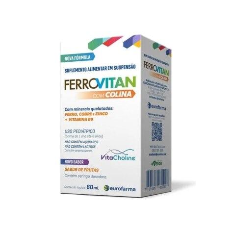 Ferrovitan Solução Oral 60ml - Imagem 1
