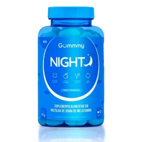 Gummy Night Sabor Framboesa 30 Gomas - Imagem 1