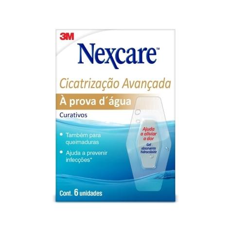 Curativo Nexcare Cicatrização Avançada à Prova D'Água 6 Unidades - Imagem 1