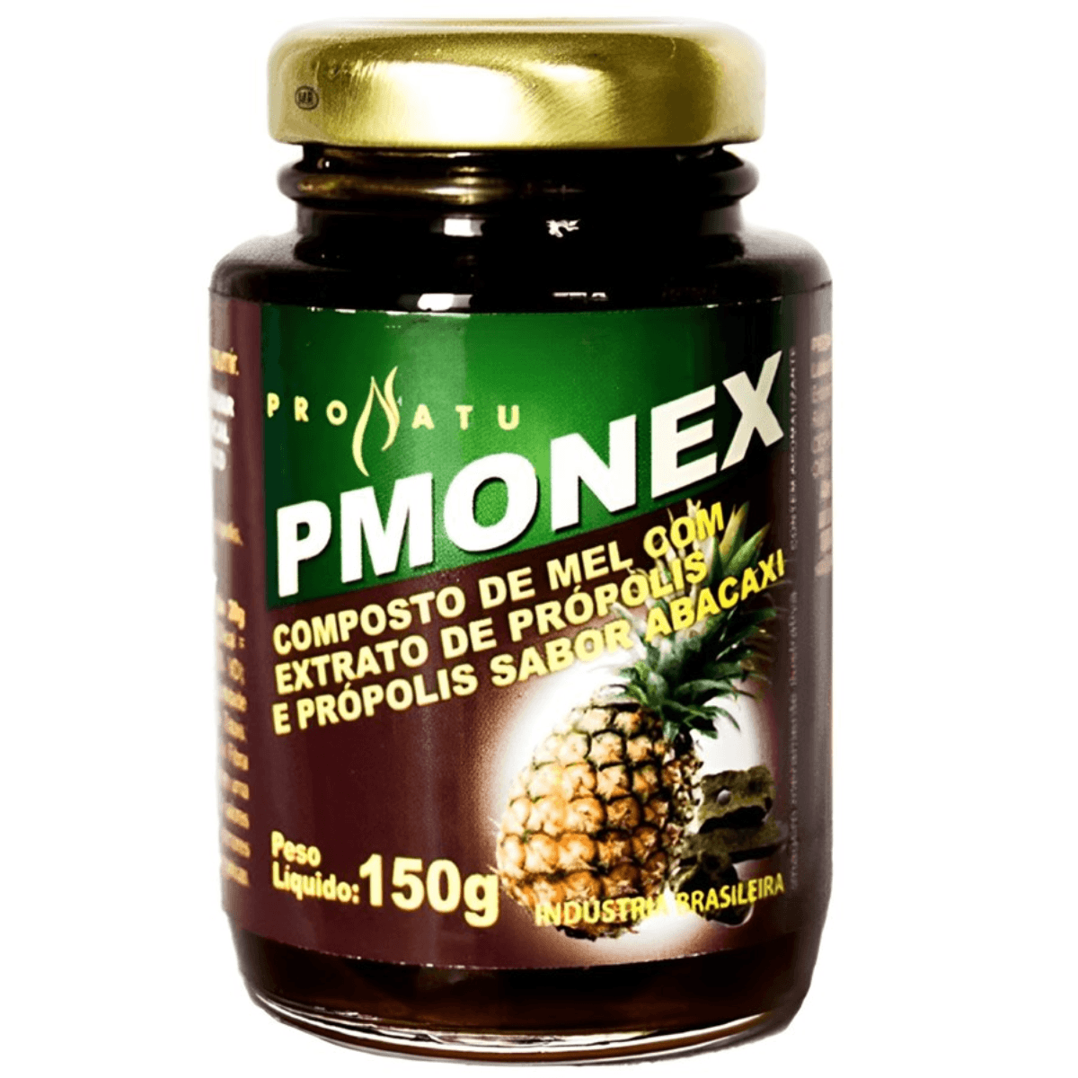 Pmonex Composto de Mel Extrato de Própolis Sabor Abacaxi 150g - Imagem 1