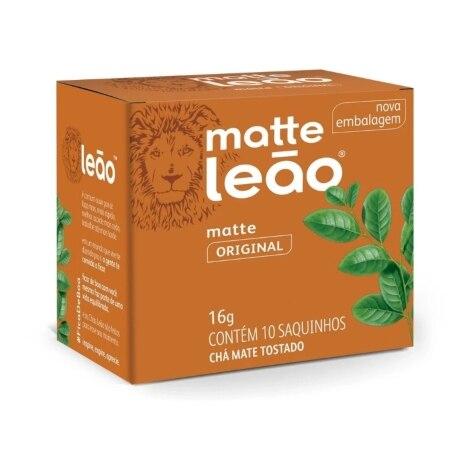 Chá Leão Sabor Mate Natural 10 Sachês 1,6g - Imagem 2