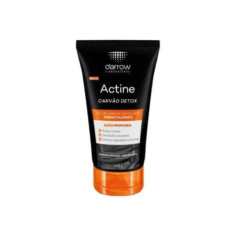 Gel de Limpeza Darrow Actine Carvão Detox Esfoliante Facial 100g - Imagem 1