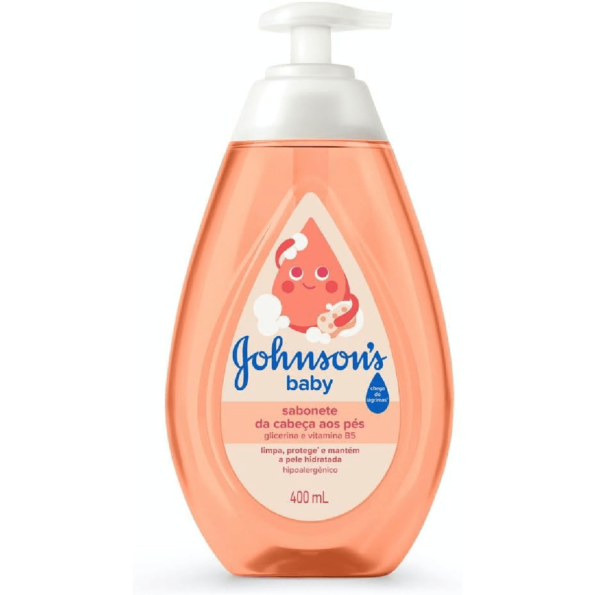 Sabonete de Glicerina Líquido Johnson & Johnson Baby Tradicional 400ml - Imagem 1