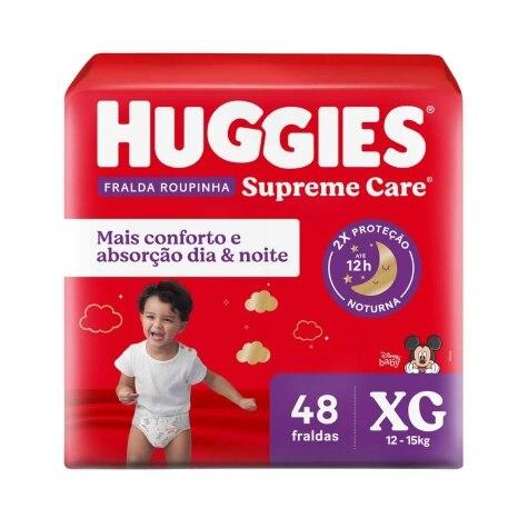 Fralda Calça Huggies Supreme Care XG 48 Unidades - Imagem 1
