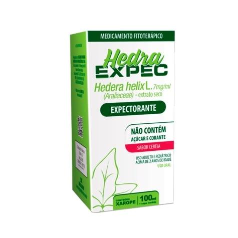 Hedra Expec Xarope 7mg Sabor Cereja 100ml - Imagem 1