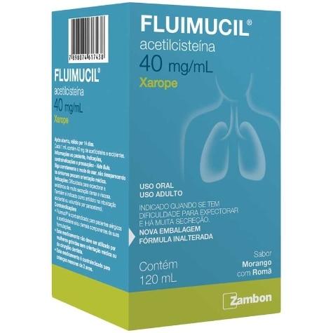 Fluimucil Xarope Adulto 40mg 120ml - Imagem 1