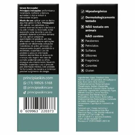 Sérum Principia 10% Ácido Lático + 5% Ácido Kójiko AL-10 30ml - Imagem 3