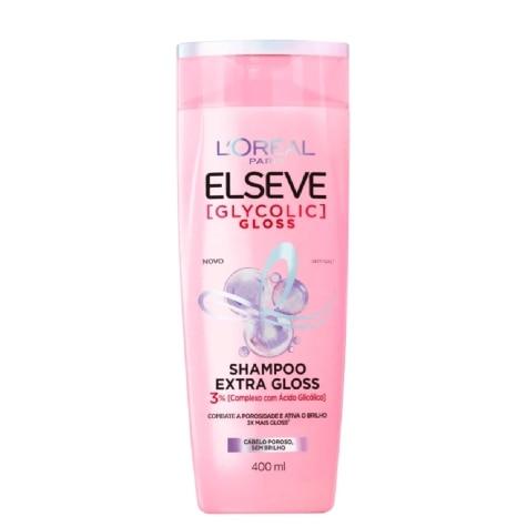Shampoo Elseve Glycolic Gloss Cabelo Seco 400ml - Imagem 1