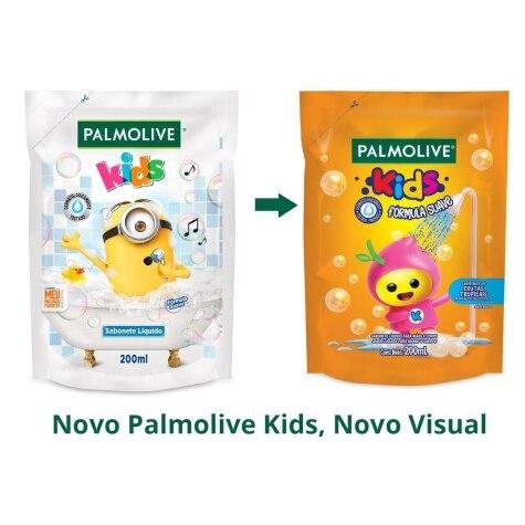 Sabonete Líquido Palmolive Kids Cheirinho de Frutas Tropicais Refil 200ml - Imagem 3