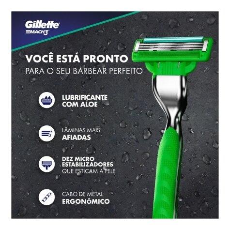 Carga Gillette Mach3 Sensitive Leve 8 Pague 6 - Imagem 8