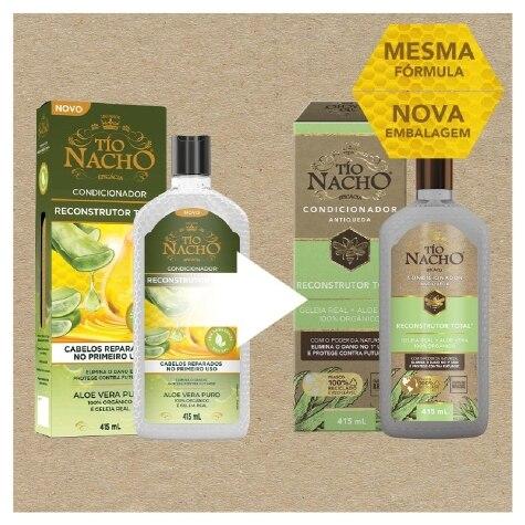 Condicionador Tio Nacho Reconstrutor Total Cabelo Quebradiço 415ml - Imagem 2