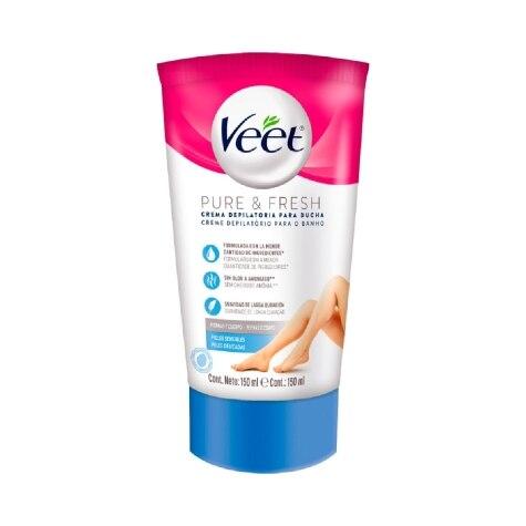 Depilatório Corporal Creme Veet Pure & Fresh Pele Delicada 150ml - Imagem 2