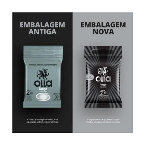 Preservativo Olla Large 3 Unidades - Imagem 3