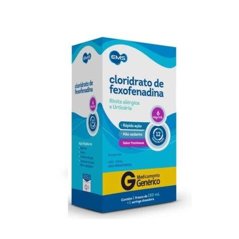Cloridrato de Fexofenadina 6mg 150ml EMS Genérico - Imagem 1