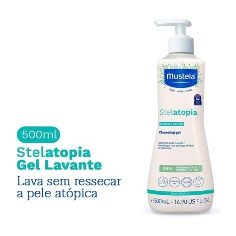 Gel de Banho Mustela Stelatopia Pele Ressecada e Atópica 500ml - Imagem 2